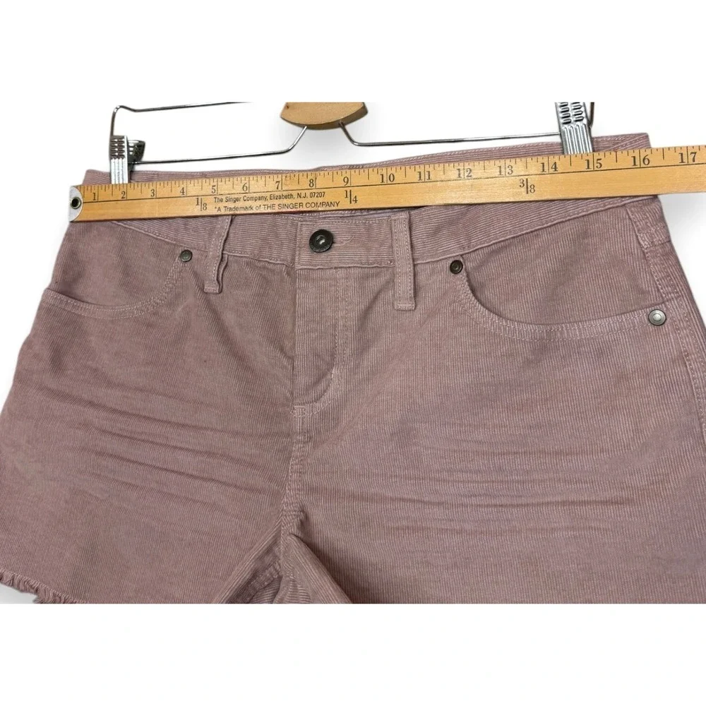Carve Designs Mauve Pink Frayed Hem Women’s Shorts - Picture 6 of 10